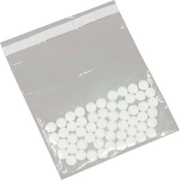 Tamper Evident Transport Bags, 8inW x 10inL, 2 Mil, Clear, 1000/Pack, Elkay Plastics Co, Mfr#: TE20F0810T